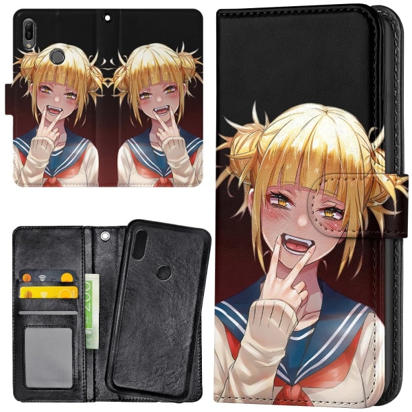 Huawei Y6 (2019) - Lompakkokotelo/Kuoret Anime Himiko Toga