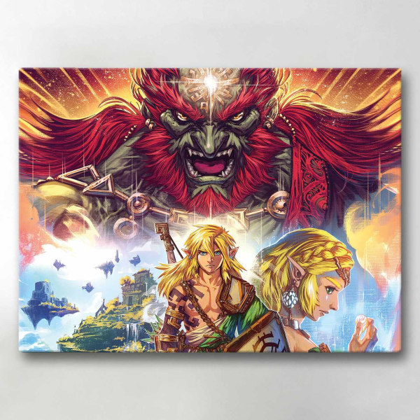 Canvas-taulut / Taulut - League of Zelda - 40x30 cm - Canvastaul