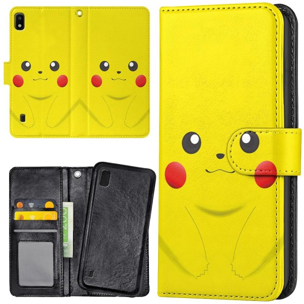 Samsung Galaxy A10 - Mobilcover/Etui Cover Pikachu / Pokemon