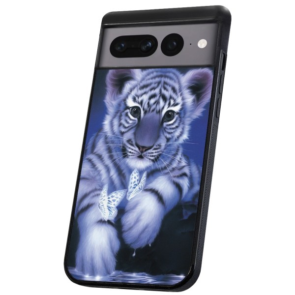 Google Pixel 7A - Skal/Mobilskal Tigerunge