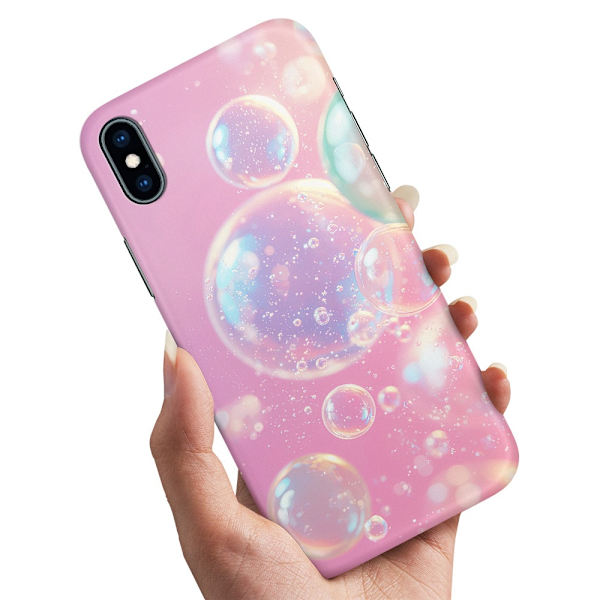 Deksel / Mobildeksel til iPhone X / XS - Bubbles