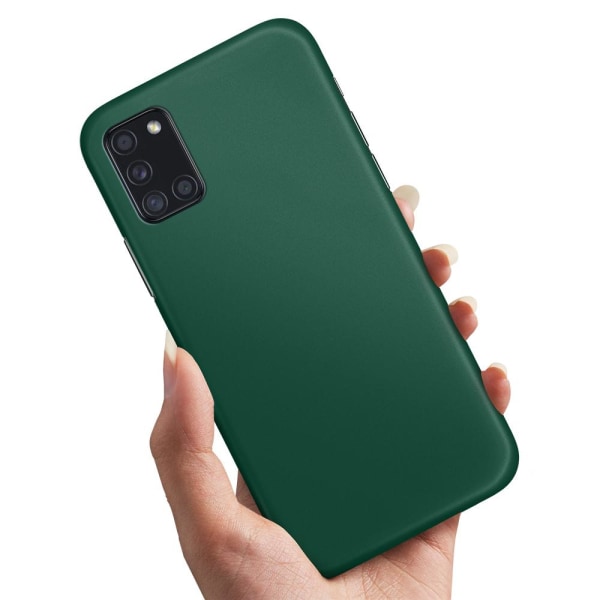 Samsung Galaxy A31 - Skal/Mobilskal Mörkgrön Mörkgrön