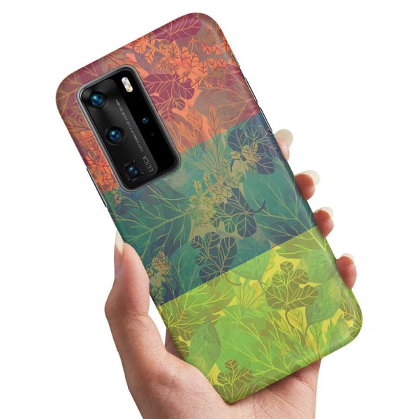 Huawei P40 Pro - Cover / Mobile Cover Bladmønster
