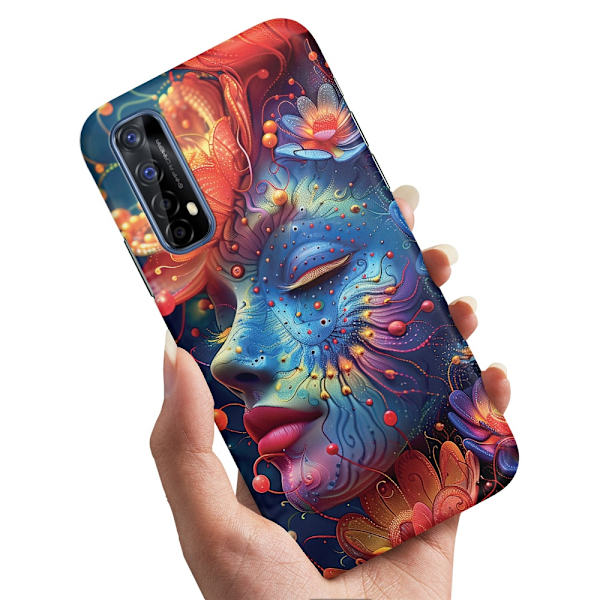 Deksel / Mobildeksel til Realme 7 - Psychedelic