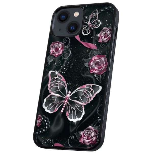 iPhone 14 Plus - Skal/Mobilskal Fjärilar