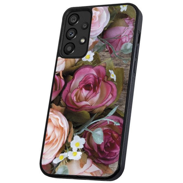 Samsung Galaxy A53 5G - Cover/Mobilcover Blomster Multicolor
