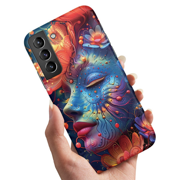 Samsung Galaxy S21 Plus - Cover/Mobilcover Psychedelic