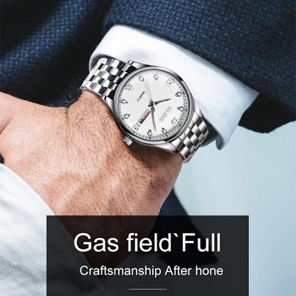 Quartz Ur / Armbåndsur - Vandtæt – Sort Black