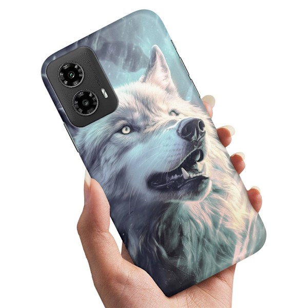 Motorola Moto G54 5G - Cover/Mobilcover Wolf