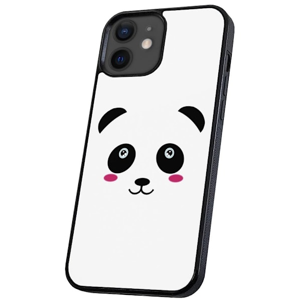 iPhone 12 Mini - Deksel/Mobildeksel Panda