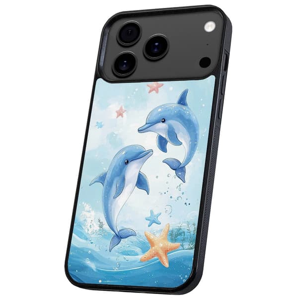 iPhone 17 / 18 Pro Max - Cover/Mobilcover Dolphins