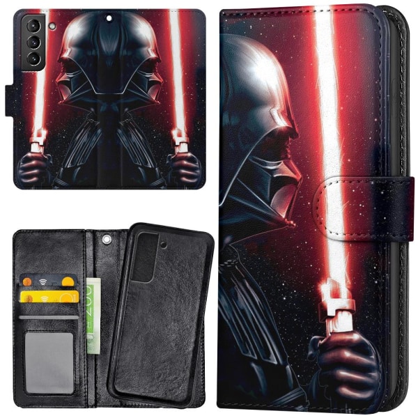 Samsung Galaxy S21 - Plånboksfodral/Skal Darth Vader