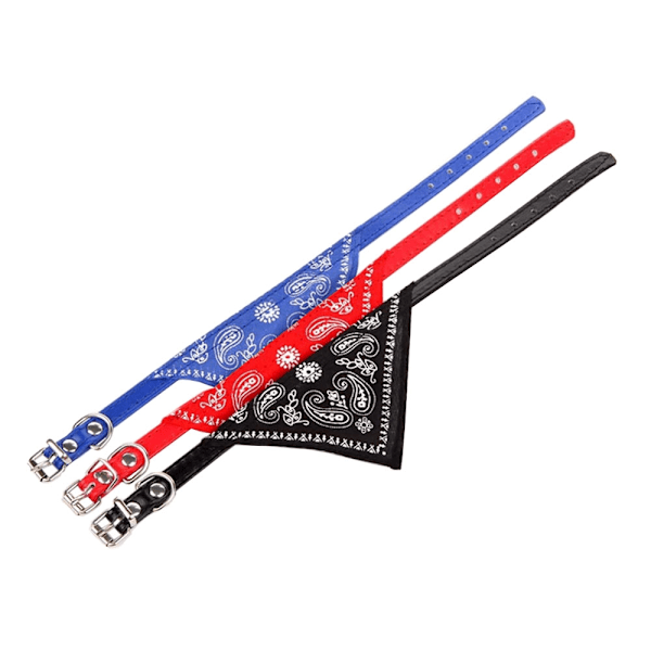 Hundhalsband / Katthalsband - Halsband med bandana - L