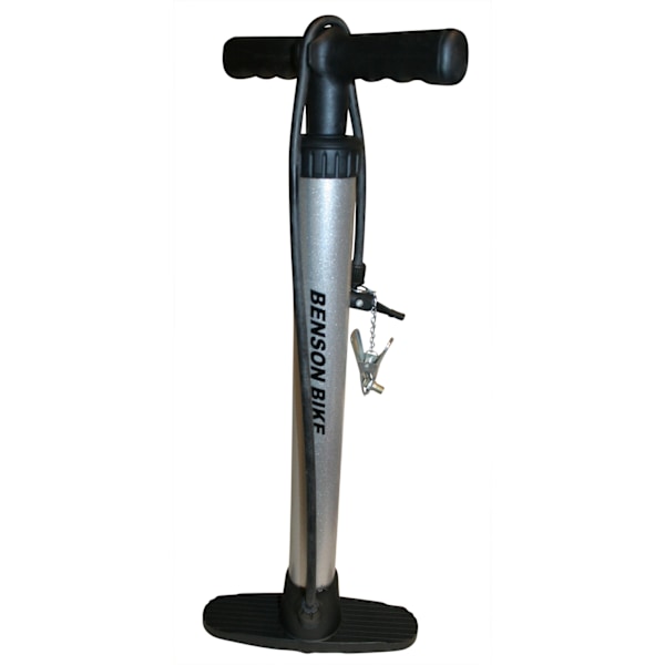 Cykelpump klassisk silver