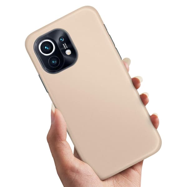 Deksel / Mobildeksel til Xiaomi 11 Lite 5G NE - Beige Multicolor