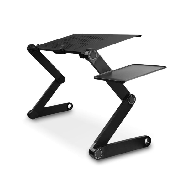 Laptop stativ / Laptop bord - Justerbar højde & vinkel Black