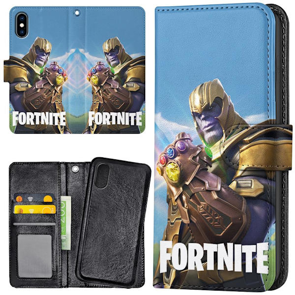 iPhone XR - Lompakkokotelo/Kuoret Fortnite