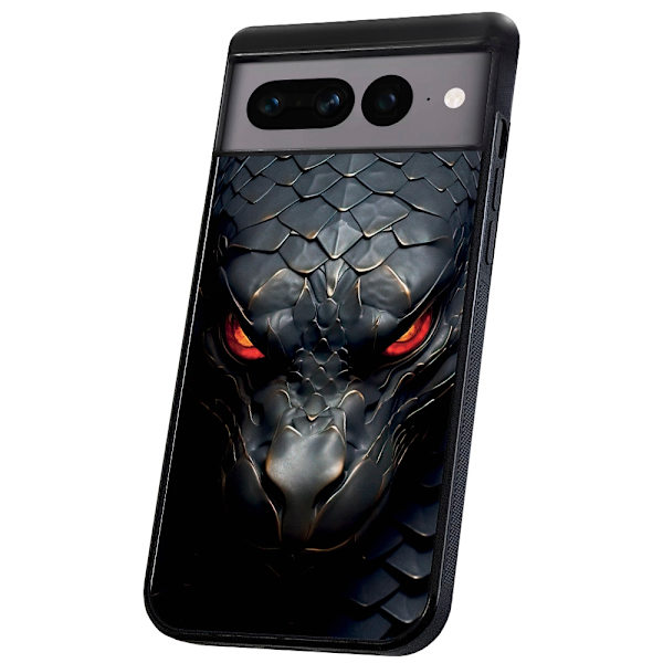 Google Pixel 7A - Deksel/Mobildeksel Snake