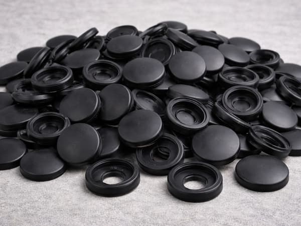 Skruvskydd 100 st möbel Black