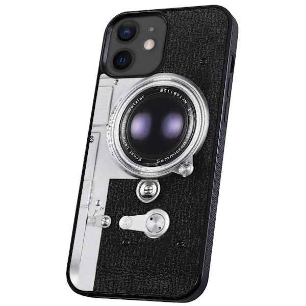 iPhone 12/12 Pro - Kuoret/Suojakuori Retro Kamera