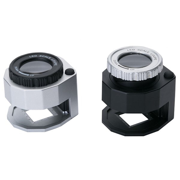Juvelerares luppmikroskop 30x 3 led uv-patron