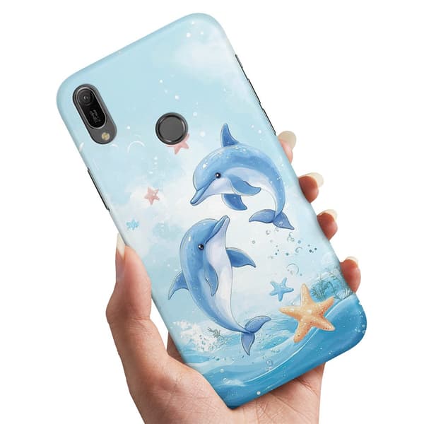 Skal / Mobilskal till Huawei P30 Lite - Dolphins