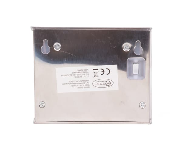 Vägglampa LED solcell rostfritt stål 1,2 V 400 mAh 2-pack