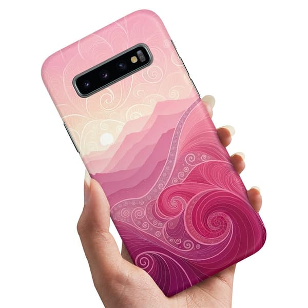 Deksel / Mobildeksel til Samsung Galaxy S10e - Pink Hills