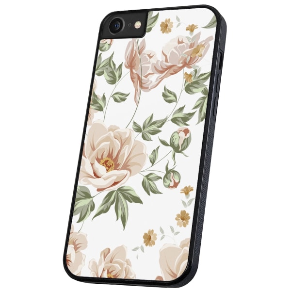 iPhone 6/7/8 Plus - Cover/Mobilcover Blomstermønster