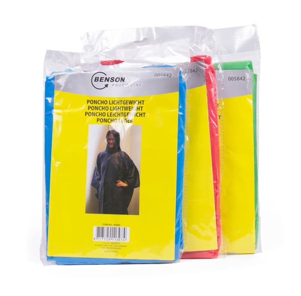 Regnponcho lätt mix
