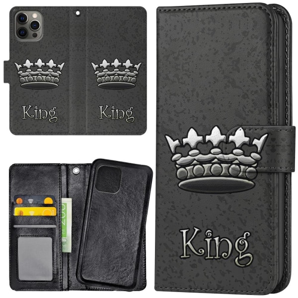 iPhone 12 Pro Max - Plånboksfodral/Skal King