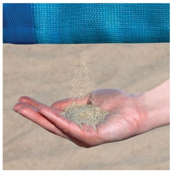 Sandfri strandmåtte / strandtæppe - 2 meter Blue