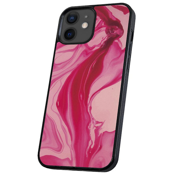iPhone 12/12 Pro - Deksel/Mobildeksel Marmor Multicolor