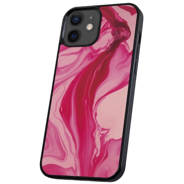 iPhone 12/12 Pro - Kuoret/Suojakuori Marmori Multicolor