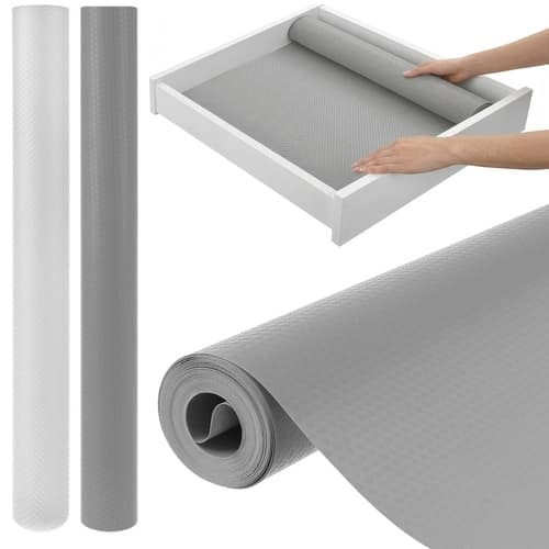 Halkfri Lådmatta - 500x50cm Grå - 1-Pack