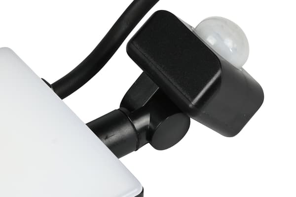 LED-strålkastare ultratunn 10 W IP44 + sensor