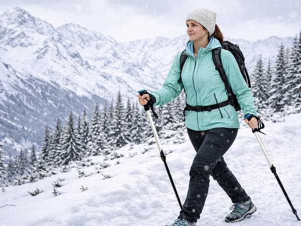 Gåstavar nordic walking tillbehör Silver