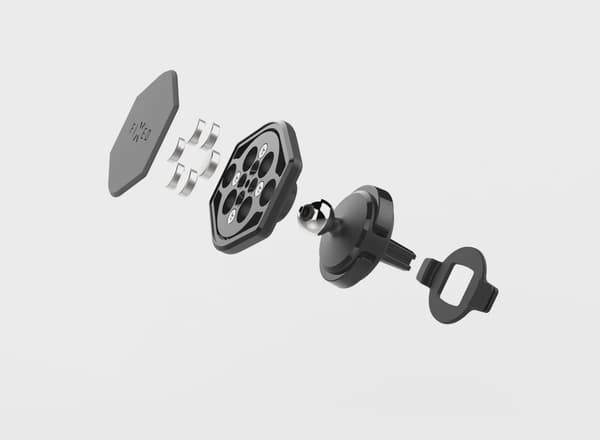 FIXED Icon Magnet fäste för ventilationsgaller Svart