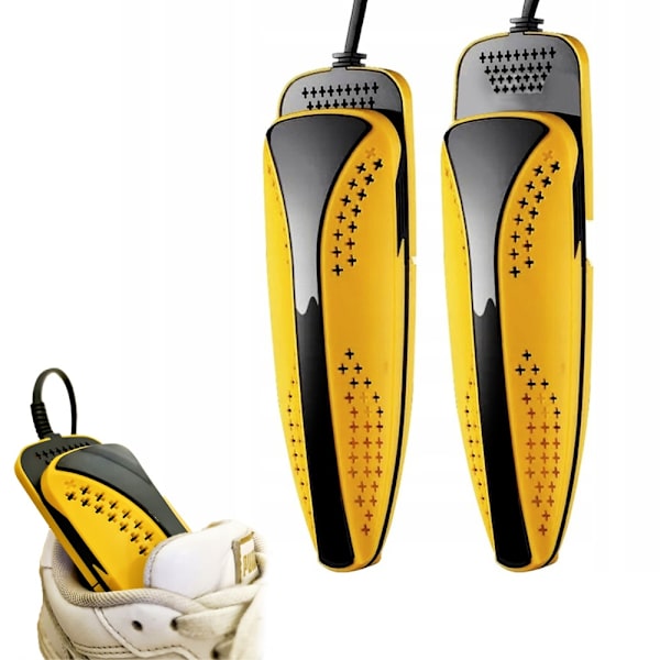 Shoe, hat, glove and sock dryer Trizand black 15 W Yellow