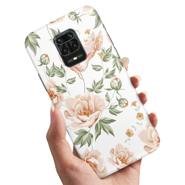 Xiaomi Redmi Note 9 Pro - Deksel/Mobildeksel Blomstermønster