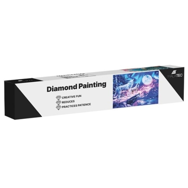 Diamond Painting / DIY 5D Diamantmålning - 30x40cm - Vargar