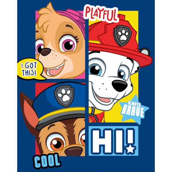 Paw Patrol polar täcke 100x140 cm – Mjuk och varm komfort för barn