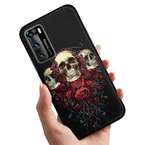 Huawei P40 Pro - Cover/Mobilcover Skulls