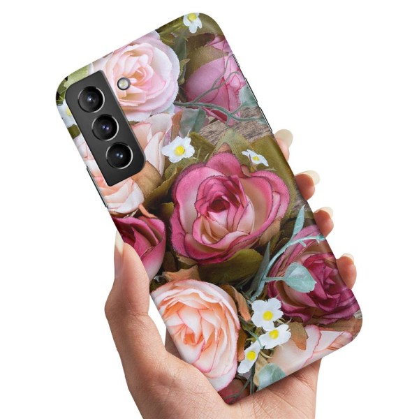 Samsung Galaxy S21 - Cover/Mobilcover Blomster