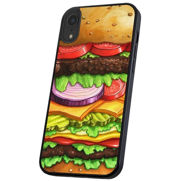 iPhone X/XS - Deksel/Mobildeksel Hamburger
