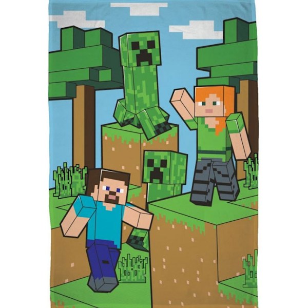 Fleecefilt Minecraft Encounter 100x150cm