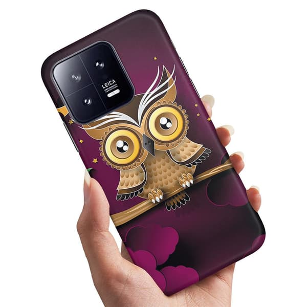 Deksel / Mobildeksel til Xiaomi 13 Pro - Lysbrun Ugle