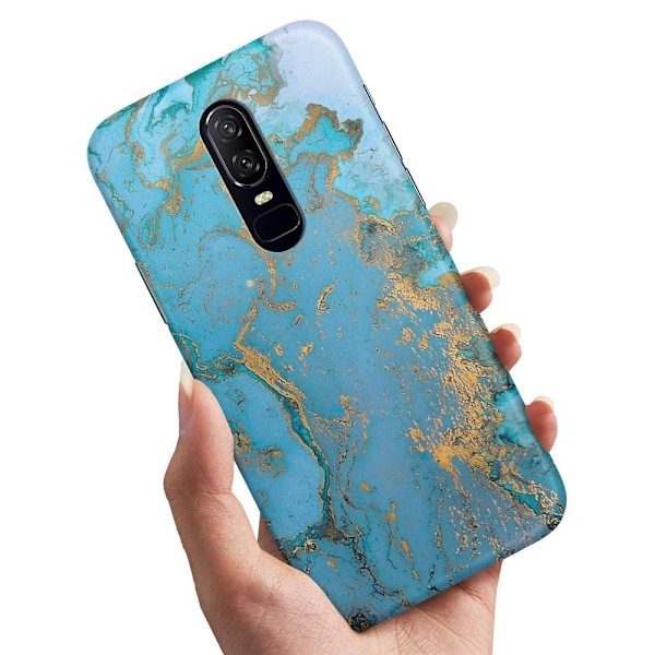 OnePlus 7 Pro - Deksel/Mobildeksel Marmor Multicolor