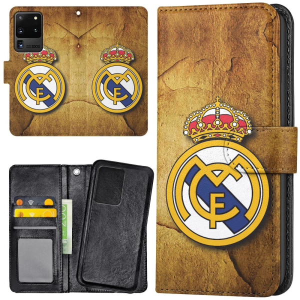 Samsung Galaxy S20 Ultra - Plånboksfodral/Skal Real Madrid