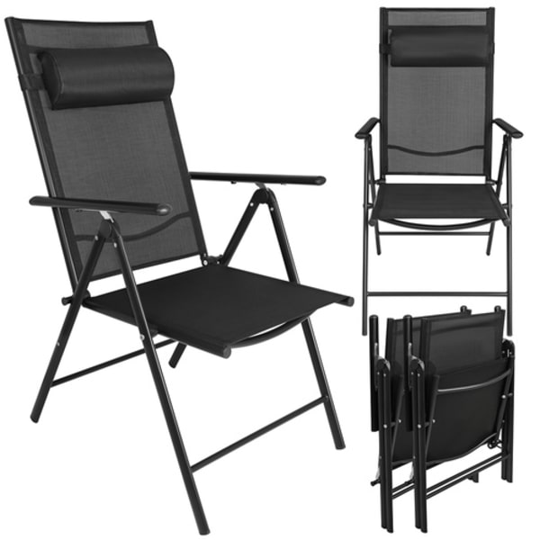 Trädgårdsstol / Campingstol - 2 st